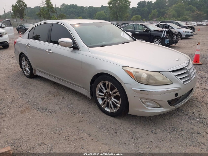 2012 Hyundai Genesis VIN KMHGC4DD2CU204821 IAAI salvage auction — NORMAL WEAR, Clear (Florida), sold $225 on 2026-07-28 (photo 1)