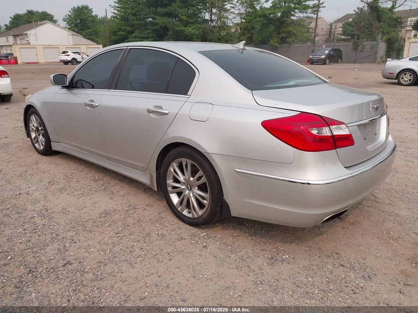 2012 Hyundai Genesis VIN KMHGC4DD2CU204821 IAAI salvage auction — NORMAL WEAR, Clear (Florida), sold $225 on 2026-07-28 (photo 3)