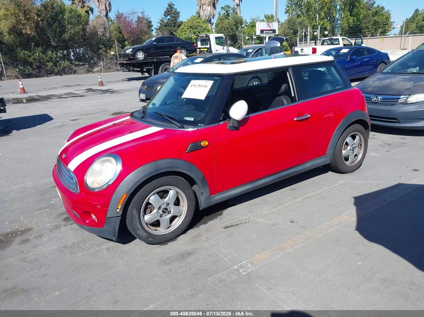 2008 Mini Hardtop VIN WMWMF335X8TT67438 IAAI salvage auction — NORMAL WEAR, Clear - Dealer Only (California), sold $25 on 2026-07-29 (photo 2)