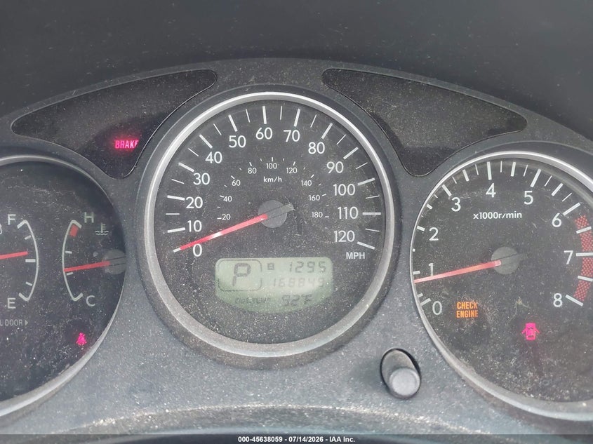 2005 Subaru Forester VIN JF1SG65665H727047 IAAI salvage auction — NORMAL WEAR, Clear (New Mexico), sold $750 on 2026-07-20 (photo 7)