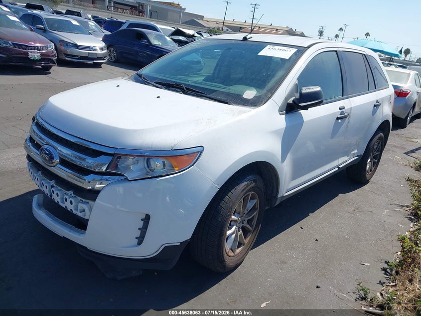 2014 Ford Edge VIN 2FMDK3GC6EBA83481 IAAI salvage auction — RIGHT FRONT, Salvage Certificate (California), sold $475 on 2026-07-18 (photo 2)
