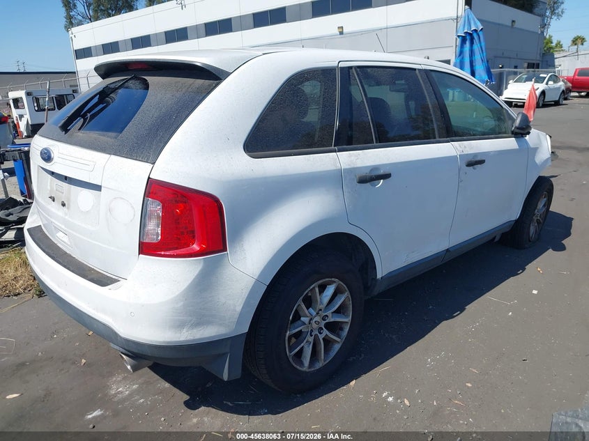 2014 Ford Edge VIN 2FMDK3GC6EBA83481 IAAI salvage auction — RIGHT FRONT, Salvage Certificate (California), sold $475 on 2026-07-18 (photo 4)