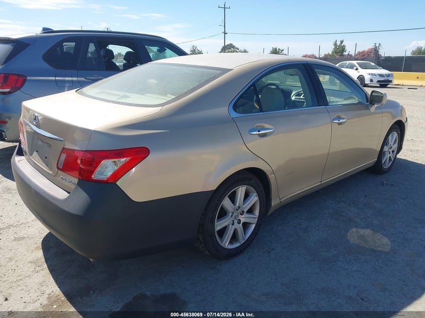 2007 Lexus Es 350 VIN JTHBJ46GX72018973 IAAI salvage auction — NORMAL WEAR, Clear - Dealer Only (California), sold $650 on 2026-07-23 (photo 4)