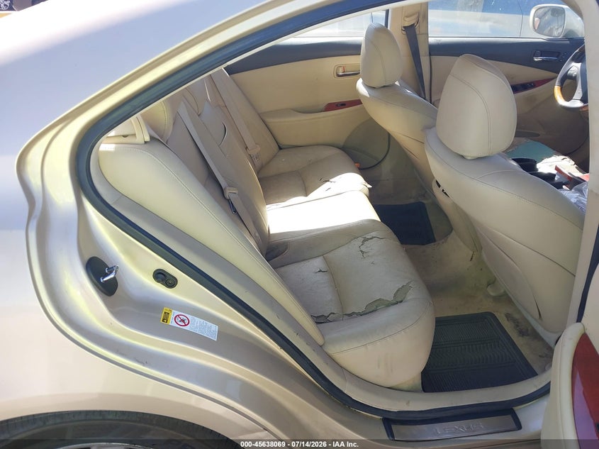 2007 Lexus Es 350 VIN JTHBJ46GX72018973 IAAI salvage auction — NORMAL WEAR, Clear - Dealer Only (California), sold $650 on 2026-07-23 (photo 8)
