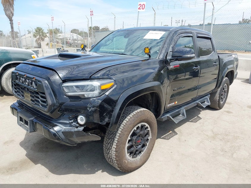 2023 Toyota Tacoma VIN 3TMCZ5ANXPM566023 IAAI salvage auction — FRONT END, Salvage (California), sold $15,325 on 2026-07-29 (photo 2)