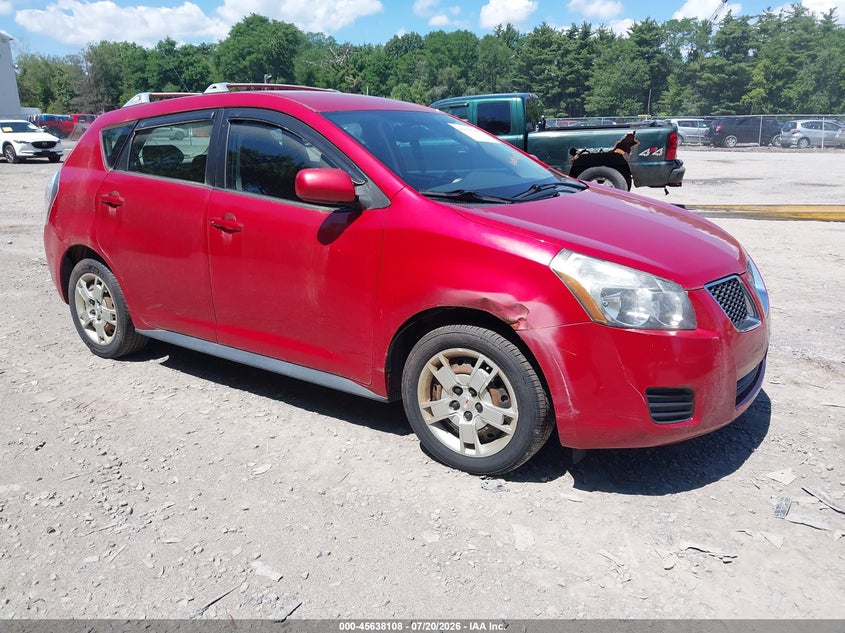 2010 Pontiac Vibe VIN 5Y2SM6E03AZ409891 IAAI salvage auction — NORMAL WEAR, Clear (New York), sold $125 on 2026-07-28 (photo 1)