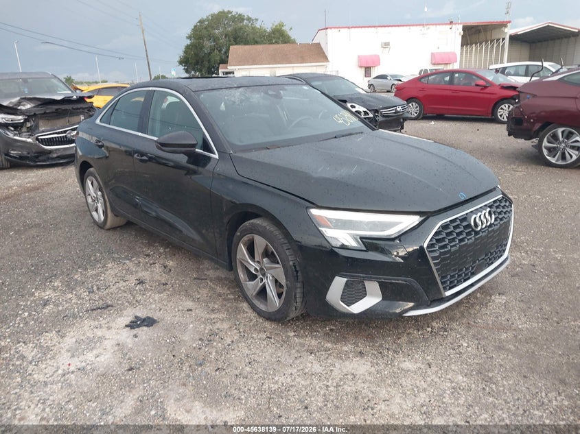 2023 Audi A3 VIN WAUAUDGY8PA107570 — IAAI salvage auction photo