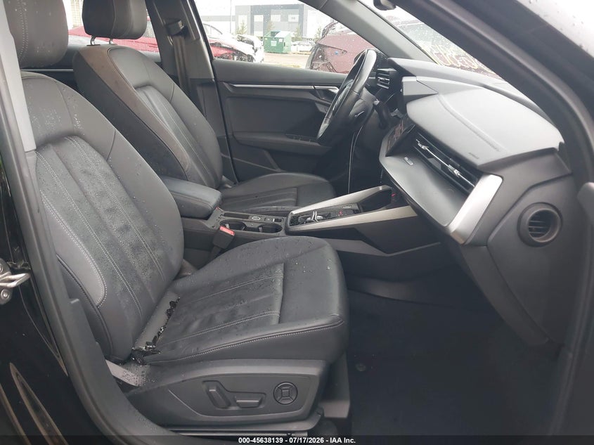 2023 Audi A3 VIN WAUAUDGY8PA107570 IAAI salvage auction — STORM DAMAGE, Wait Title, sold $7,600 on 2026-09-01 (photo 5)