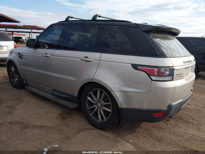 2014 Land rover Range rover sport VIN SALWG2WF5EA321426 IAAI salvage auction — NORMAL WEAR, Clear-Dealer Only (Arizona), sold $300 on 2026-07-28 (photo 3)