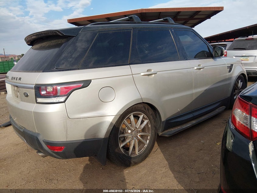 2014 Land rover Range rover sport VIN SALWG2WF5EA321426 IAAI salvage auction — NORMAL WEAR, Clear-Dealer Only (Arizona), sold $300 on 2026-07-28 (photo 4)