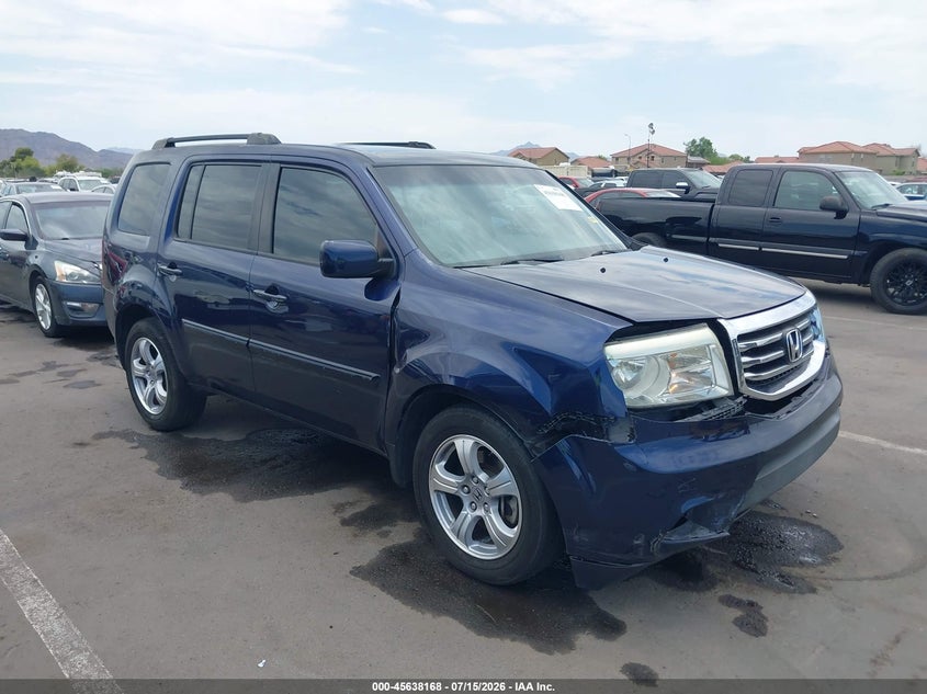2014 Honda Pilot VIN 5FNYF3H79EB011866 IAAI salvage auction — RIGHT FRONT, Wait Title, sold $1,600 on 2026-08-03 (photo 1)