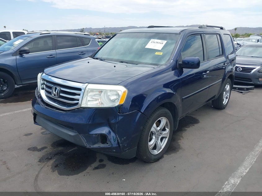 2014 Honda Pilot VIN 5FNYF3H79EB011866 IAAI salvage auction — RIGHT FRONT, Wait Title, sold $1,600 on 2026-08-03 (photo 2)