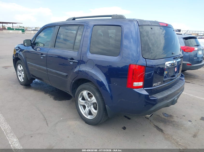 2014 Honda Pilot VIN 5FNYF3H79EB011866 IAAI salvage auction — RIGHT FRONT, Wait Title, sold $1,600 on 2026-08-03 (photo 3)