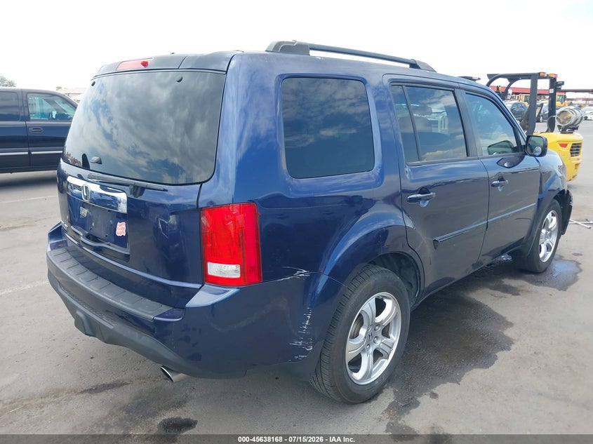 2014 Honda Pilot VIN 5FNYF3H79EB011866 IAAI salvage auction — RIGHT FRONT, Wait Title, sold $1,600 on 2026-08-03 (photo 4)