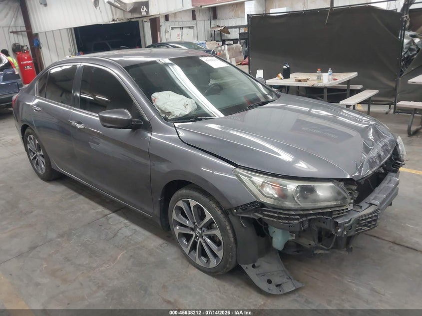 2015 Honda Accord VIN 1HGCR2F50FA222740 IAAI salvage auction — FRONT END, Salvage Title, sold $2,700 on 2026-07-28 (photo 1)