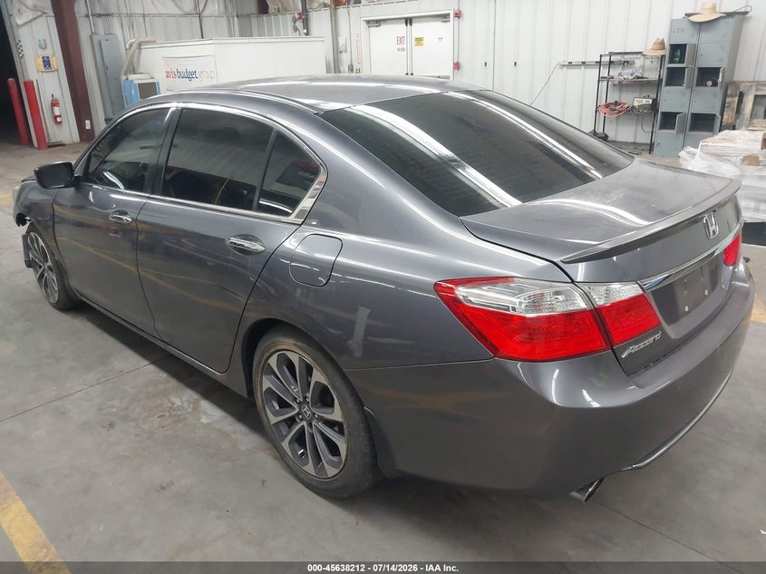 2015 Honda Accord VIN 1HGCR2F50FA222740 IAAI salvage auction — FRONT END, Salvage Title, sold $2,700 on 2026-07-28 (photo 3)