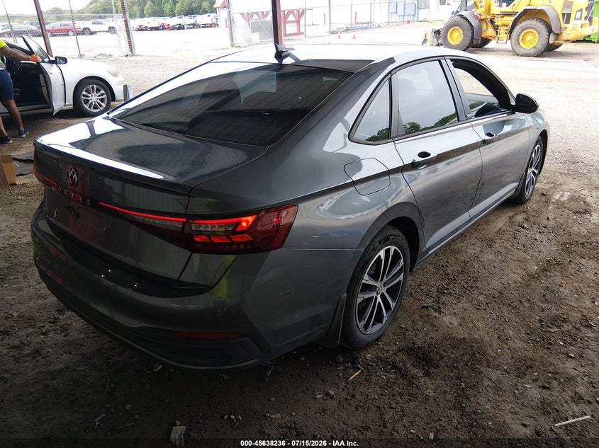 2025 Volkswagen Jetta VIN 3VWBX7BU6SM105426 IAAI salvage auction — WATER/FLOOD, Salvage Title, sold $8,300 on 2026-08-26 (photo 4)