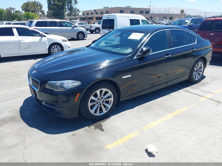 2014 BMW 5 series VIN WBA5A5C53ED510377 IAAI salvage auction — NORMAL WEAR, Clear - Dealer Only (California), sold $600 on 2026-07-29 (photo 2)
