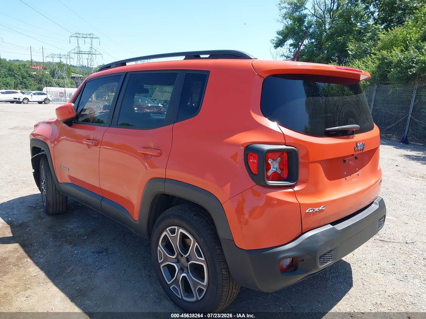 2015 Jeep Renegade VIN ZACCJBBT0FPC28127 IAAI salvage auction — FRONT END, Wait Title, sold $500 on 2026-08-21 (photo 3)