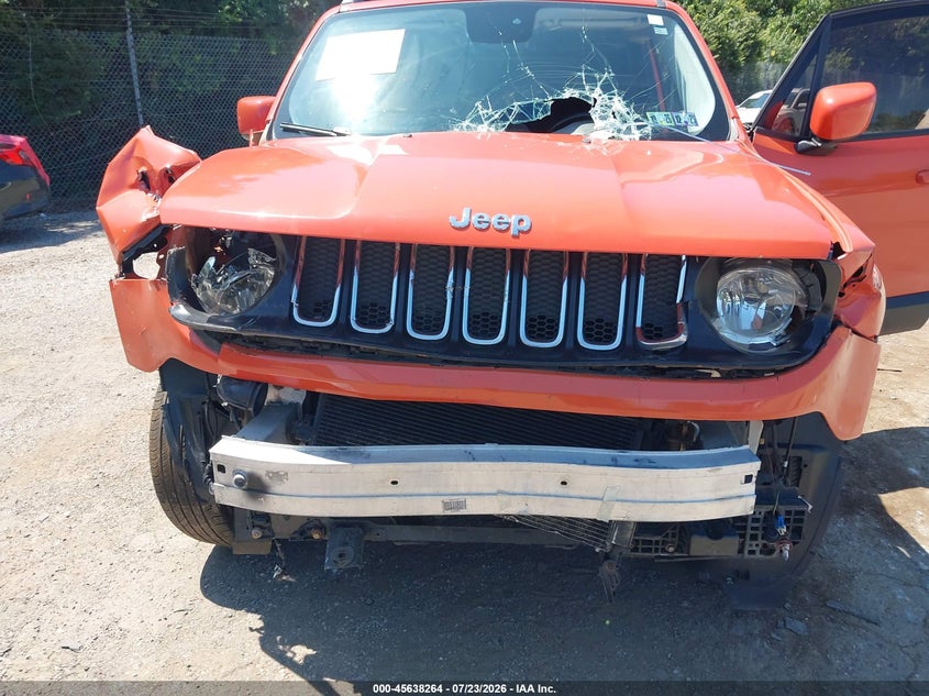 2015 Jeep Renegade VIN ZACCJBBT0FPC28127 IAAI salvage auction — FRONT END, Wait Title, sold $500 on 2026-08-21 (photo 6)