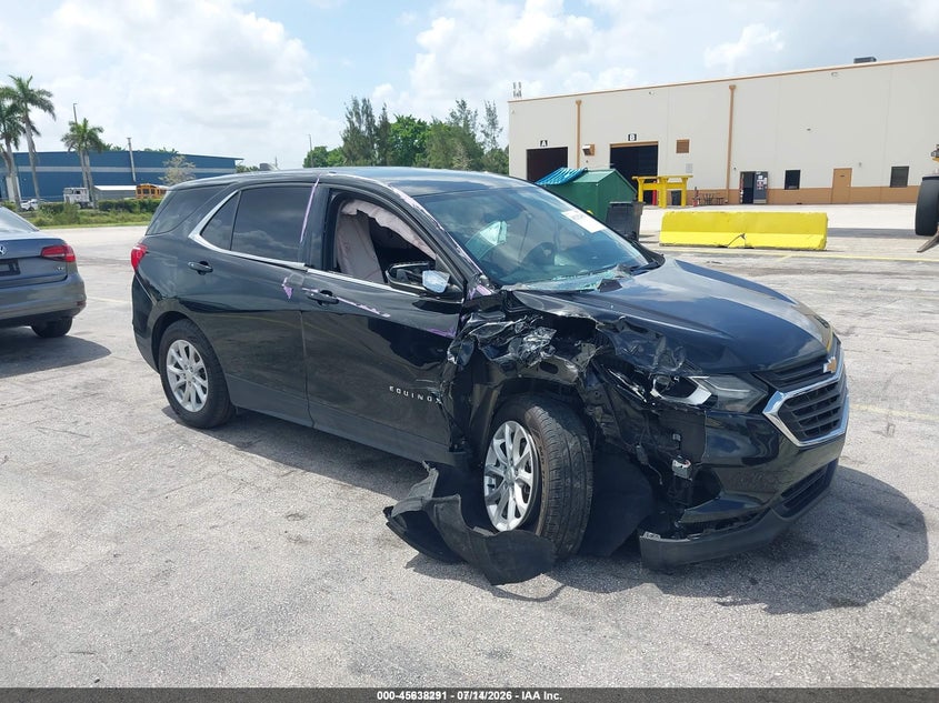 2018 Chevrolet Equinox VIN 2GNAXJEV9J6242750 IAAI salvage auction — LEFT & RIGHT, Clear (Florida), sold $1,550 on 2026-08-26 (photo 1)