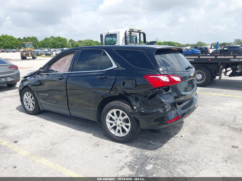 2018 Chevrolet Equinox VIN 2GNAXJEV9J6242750 IAAI salvage auction — LEFT & RIGHT, Clear (Florida), sold $1,550 on 2026-08-26 (photo 3)