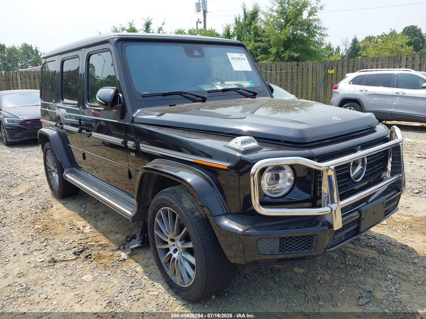 2021 Mercedes-benz G-klasse VIN W1NYC6BJ9MX419599 IAAI salvage auction — UNKNOWN, Salvage (Virginia), sold $69,000 on 2026-07-26 (photo 1)