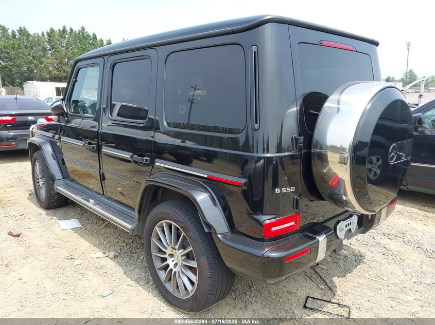 2021 Mercedes-benz G-klasse VIN W1NYC6BJ9MX419599 IAAI salvage auction — UNKNOWN, Salvage (Virginia), sold $69,000 on 2026-07-26 (photo 3)