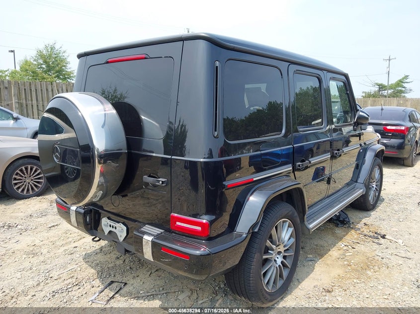 2021 Mercedes-benz G-klasse VIN W1NYC6BJ9MX419599 IAAI salvage auction — UNKNOWN, Salvage (Virginia), sold $69,000 on 2026-07-26 (photo 4)
