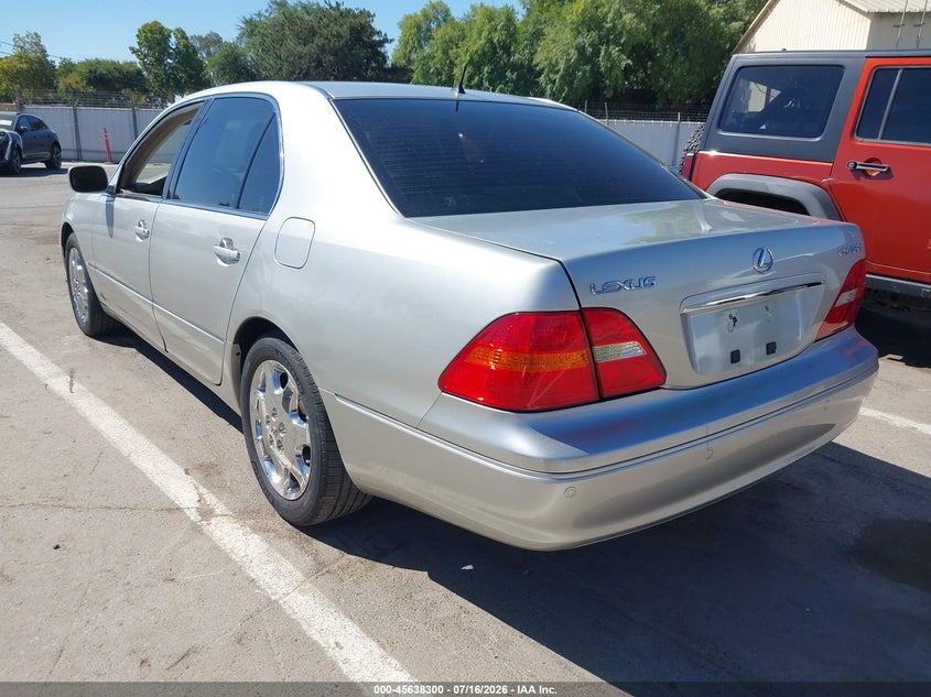 2002 Lexus Ls 430 VIN JTHBN30F320089418 IAAI salvage auction — NORMAL WEAR, Clear - Dealer Only (California), sold $25 on 2026-07-21 (photo 3)