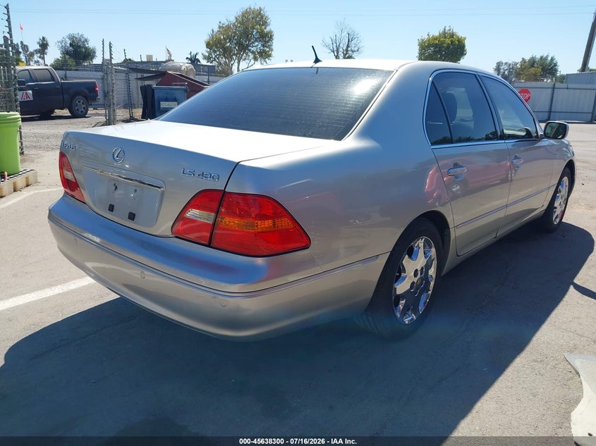 2002 Lexus Ls 430 VIN JTHBN30F320089418 IAAI salvage auction — NORMAL WEAR, Clear - Dealer Only (California), sold $25 on 2026-07-21 (photo 4)