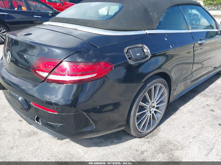 2021 Mercedes-benz C class VIN W1KWK8DB9MG067875 IAAI salvage auction — ENGINE DAMAGE, Rebuildable (Florida), sold $25 on 2026-07-23 (photo 6)