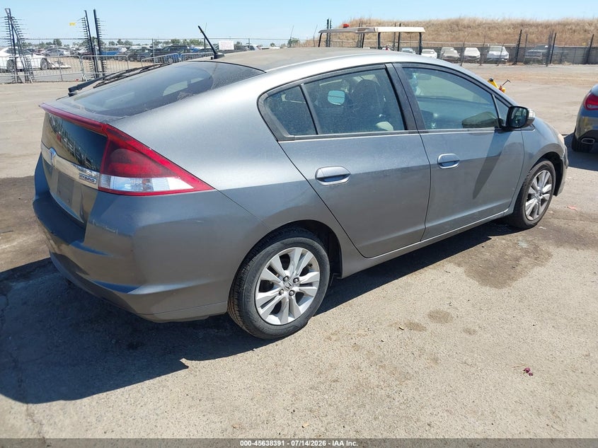 2012 Honda Insight VIN JHMZE2H7XCS000777 IAAI salvage auction — NORMAL WEAR, Salvage Title, sold $400 on 2026-07-29 (photo 4)