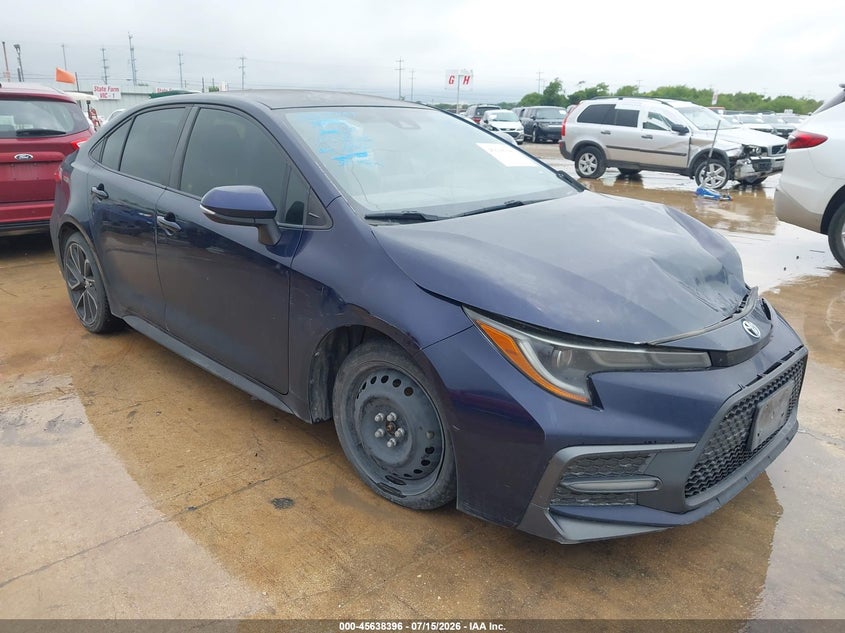 2020 Toyota Corolla VIN JTDS4RCE3LJ000467 IAAI salvage auction — FRONT END, Original (Texas), sold $1,650 on 2026-08-28 (photo 1)