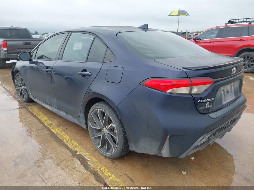 2020 Toyota Corolla VIN JTDS4RCE3LJ000467 IAAI salvage auction — FRONT END, Original (Texas), sold $1,650 on 2026-08-28 (photo 3)