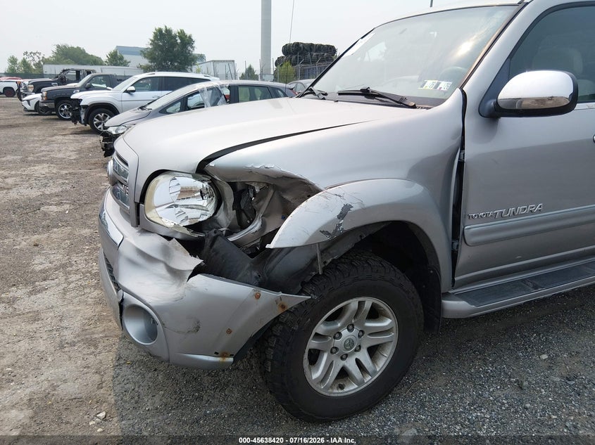 2004 Toyota Tundra VIN 5TBDT441X4S461978 IAAI salvage auction — FRONT END, Salvage (Pennsylvania), sold $2,800 on 2026-07-31 (photo 6)