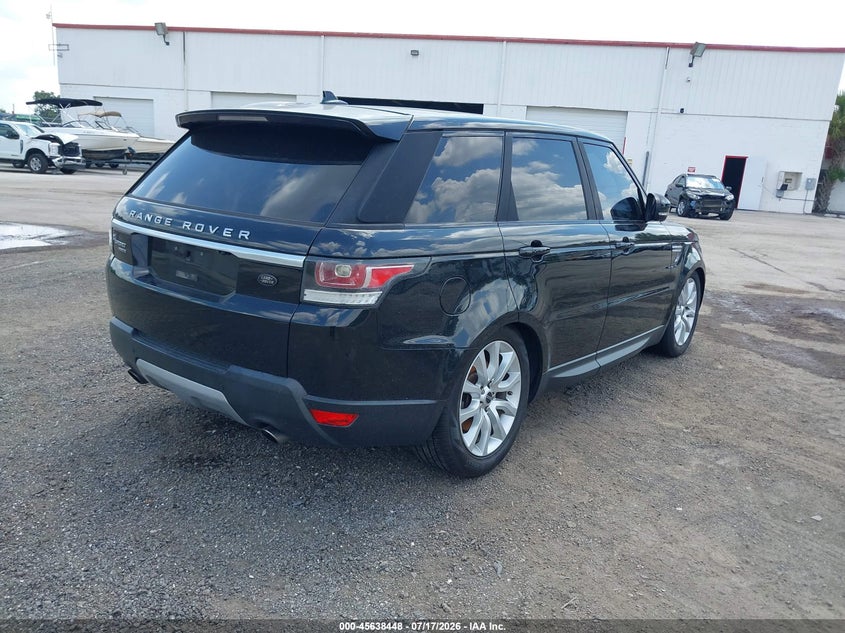 2016 Land rover Range rover sport VIN SALWR2VF7GA548213 IAAI salvage auction — ENGINE DAMAGE, Clear (Florida), sold $1,750 on 2026-07-29 (photo 4)