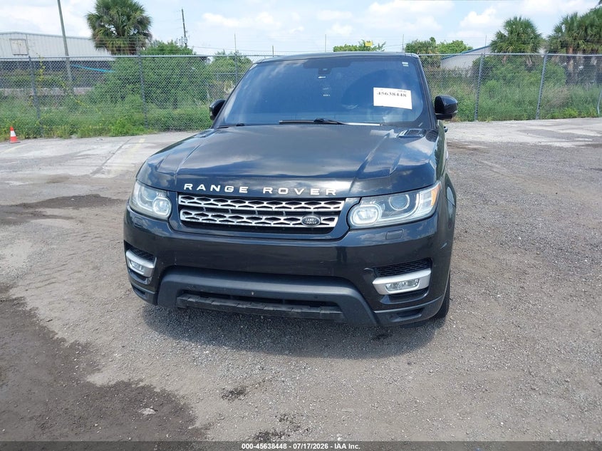 2016 Land rover Range rover sport VIN SALWR2VF7GA548213 IAAI salvage auction — ENGINE DAMAGE, Clear (Florida), sold $1,750 on 2026-07-29 (photo 6)