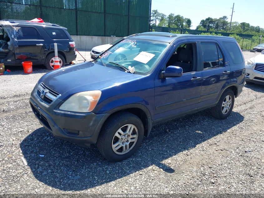 2002 Honda Cr-v VIN JHLRD78812C063210 IAAI salvage auction — NORMAL WEAR, Clear (South Carolina), sold $25 on 2026-07-28 (photo 2)