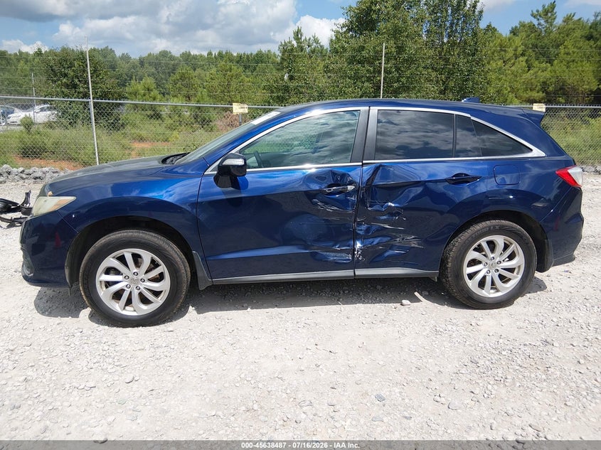 2016 Acura Rdx VIN 5J8TB4H54GL024648 IAAI salvage auction — SIDE, Salvage Title, sold $1,075 on 2026-09-08 (photo 6)