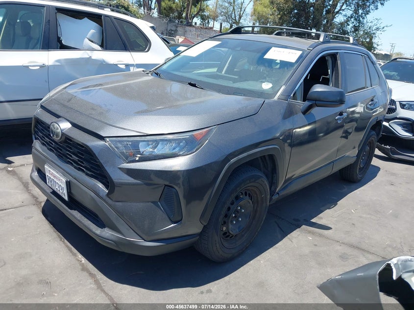 2019 Toyota Rav 4 VIN 2T3H1RFV9KW041667 IAAI salvage auction — REAR END, Salvage Title, sold $6,600 on 2026-07-25 (photo 2)