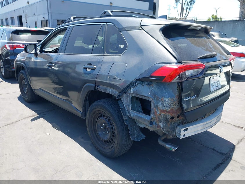 2019 Toyota Rav 4 VIN 2T3H1RFV9KW041667 IAAI salvage auction — REAR END, Salvage Title, sold $7,200 on 2026-07-29 (photo 3)