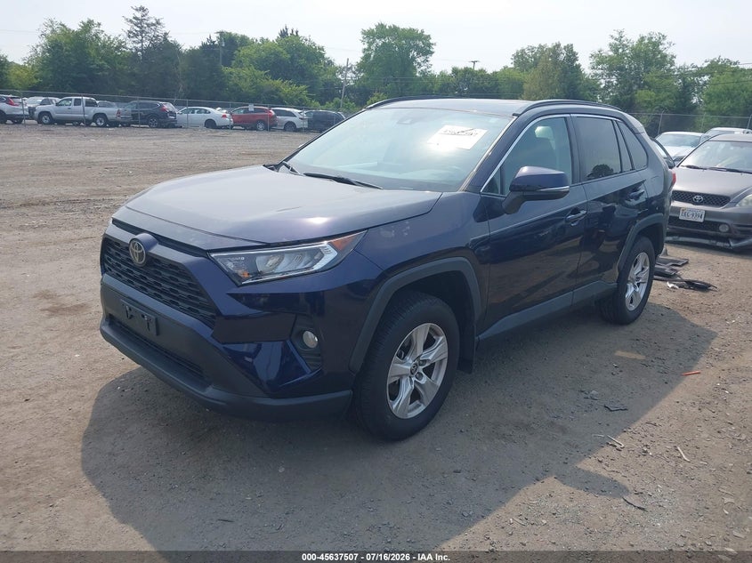 2021 Toyota Rav 4 VIN 2T3P1RFV2MW217988 IAAI salvage auction — REAR END, Salvage (Virginia), sold $9,600 on 2026-07-31 (photo 2)