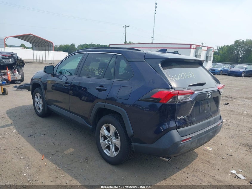 2021 Toyota Rav 4 VIN 2T3P1RFV2MW217988 IAAI salvage auction — REAR END, Salvage (Virginia), sold $9,600 on 2026-07-31 (photo 3)