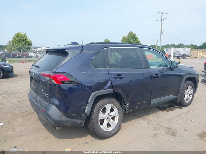 2021 Toyota Rav 4 VIN 2T3P1RFV2MW217988 IAAI salvage auction — REAR END, Salvage (Virginia), sold $9,600 on 2026-07-31 (photo 4)