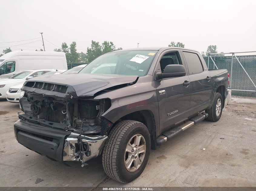 2017 Toyota Tundra VIN 5TFDW5F12HX636760 IAAI salvage auction — FRONT END, Salvage (Ohio), sold $7,100 on 2026-07-28 (photo 2)