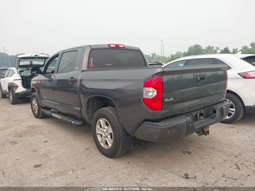 2017 Toyota Tundra VIN 5TFDW5F12HX636760 IAAI salvage auction — FRONT END, Salvage (Ohio), sold $7,100 on 2026-07-28 (photo 3)