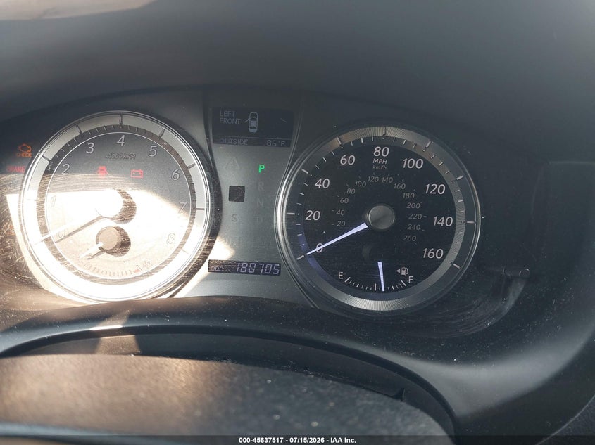 2012 Lexus Es 350 VIN JTHBK1EG0C2494589 IAAI salvage auction — NORMAL WEAR, Clear (Connecticut), sold $1,375 on 2026-07-30 (photo 7)