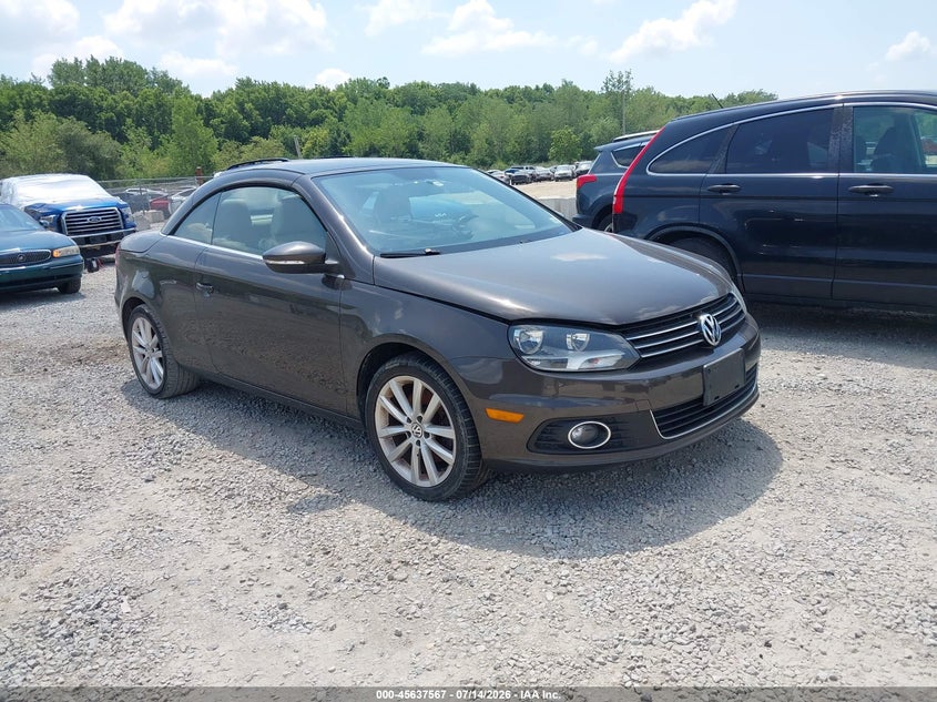 2012 Volkswagen Eos VIN WVWBW7AH2CV009407 IAAI salvage auction — NORMAL WEAR, Clear (Maryland), sold $300 on 2026-08-05 (photo 1)