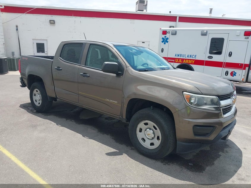 2016 Chevrolet Colorado VIN 1GCGTBE36G1284307 — IAAI salvage auction photo